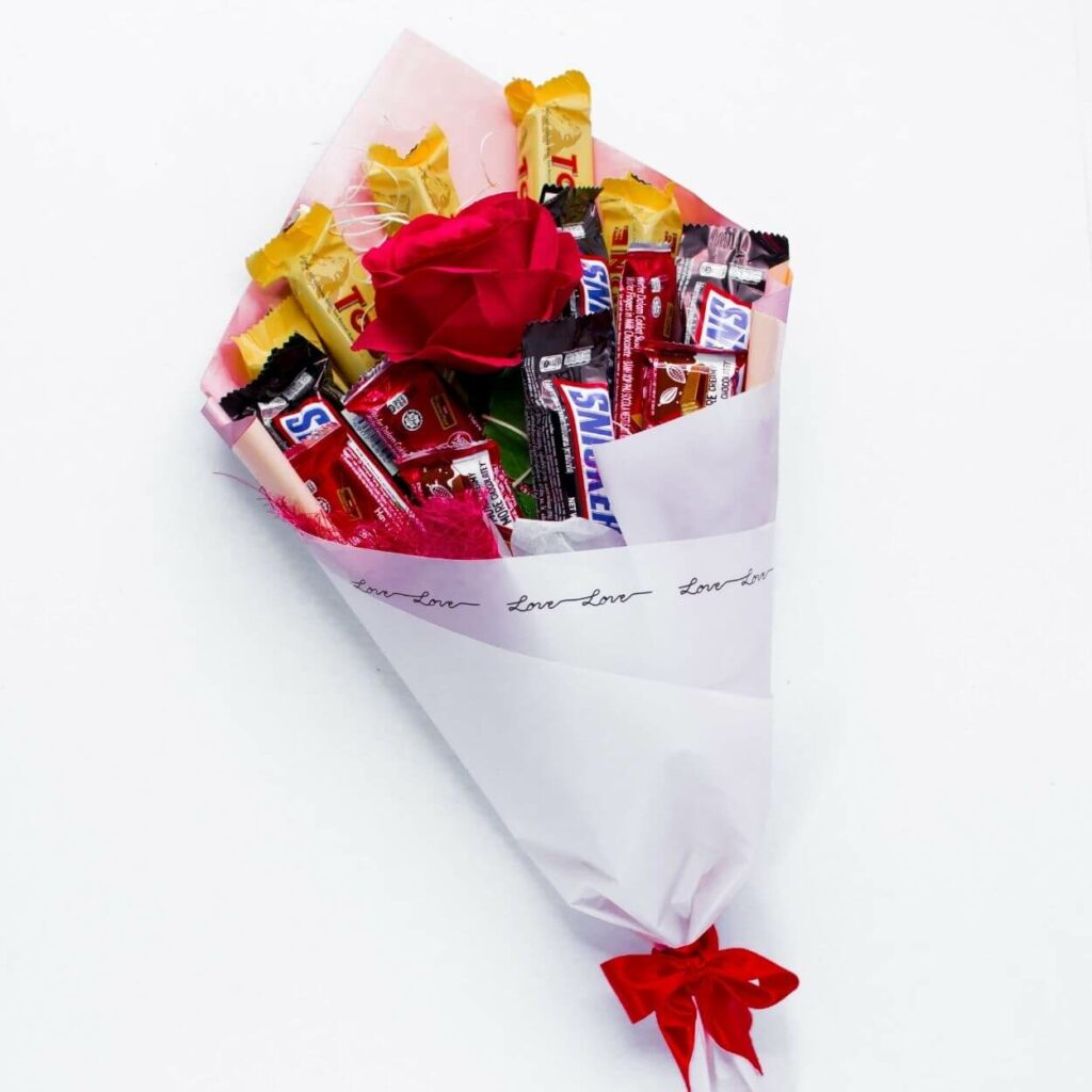 sweet bouquet - best valentine gift for girlfriend