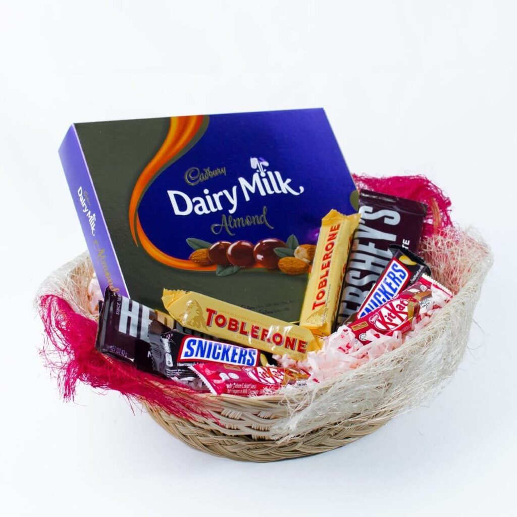 chocolate variety gift baskets - online valentine gifts philippines