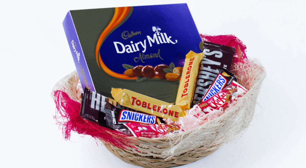 Sweet Tooth Gift Basket - Last Second Valentines Day Gifts